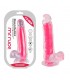 PENE REALISTICO FOSFORESCENTE ROSA 20 CM