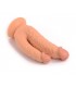 PENE REALÍSTICO DOBLE PENETRACIÓN FLESH 21 CM