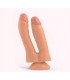 REALISTIC PENIS DOUBLE PENETRATION FLESH 18.5 CM