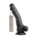 PENE VIBRADOR MR RUDE BUZZER NEGRO 25'4 CM