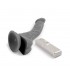 PENE VIBRADOR MR RUDE BUZZER NEGRO 22'86 CM