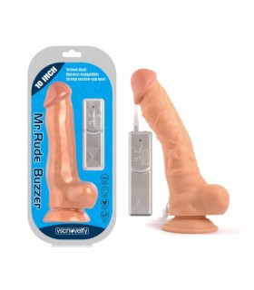 PENE VIBRANTE MR RUDE BUZZER FLESH 25'4 CM