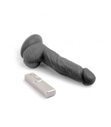 MR RUDE BUZZER BLACK VIBRATOR PENIS 22 CM