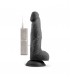 PENE VIBRADOR MR RUDE BUZZER NEGRO 22 CM