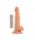 PENE VIBRADOR MR RUDE BUZZER FLESH 22 CM