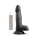 MR RUDE BUZZER BLACK VIBRATOR PENIS 21 CM