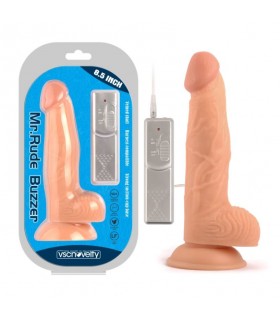 MR RUDE BUZZER FLESH PENE VIBRANTE 22 CM