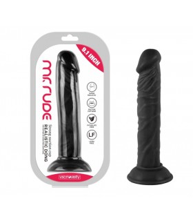 PENE REALÍSTICO MR RUDE NEGRO 23'1 CM