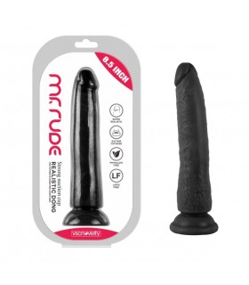 REALISTIC PENIS MR RUDE BLACK 21.6 CM