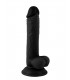 PENE REALISTICO MR RUDE NERO 20 CM