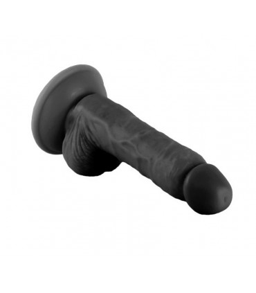 PENE REALISTICO MR RUDE NERO 18,5 CM