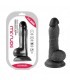 REALISTIC PENIS MR RUDE BLACK 18.5 CM