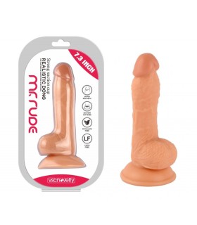 REALISTIC PENIS MR RUDE FLESH 18.5 CM