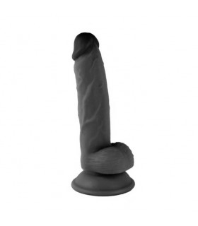 PENE REALISTICO MR RUDE NERO 18 CM