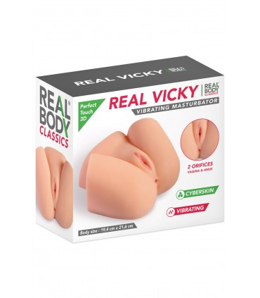 MASTURBATEUR VIBRATEUR VAGIN ET ANUS VICKY