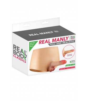 HOSE MIT REALISTISCHEM PENIS GRÖSSE L/XL
