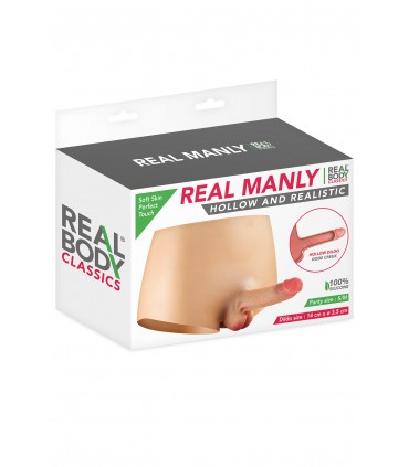 PANTALONI CON PENE CAVO REALISTICO TAGLIA S/M