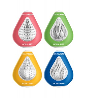 CONFEZIONE DA 4 UOVA MASTURBATORI JOY EGG