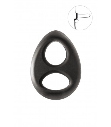 ANELLO DOPPIO IN SILICONE PENE-TESTICI