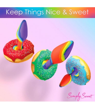 SET DI TAPPI IN SILICONE ARCOBALENO