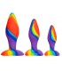 SET DI TAPPI IN SILICONE ARCOBALENO