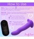 VIBRADOR SILICONA ONDA C/ MANDO MORADO