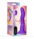 VIBRADOR SILICONA ONDA C/ MANDO MORADO