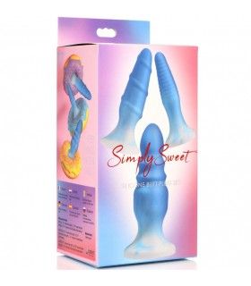 SET 3 TAPPI IN SILICONE BLU