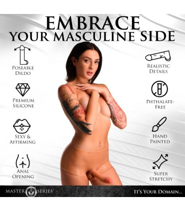 DILDO SLIP DA DONNA IN SILICONE L