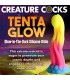 GODE EN SILICONE PHOSPHORESCENT TENTA