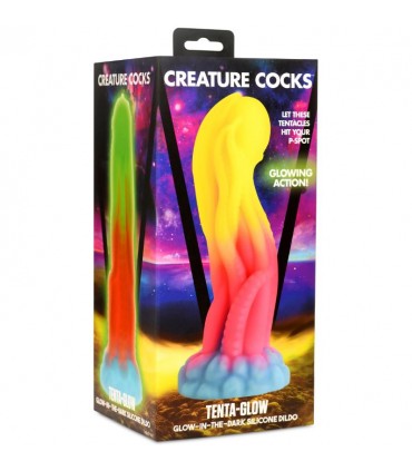 TENTA PHOSPHORESZIERENDER SILIKONDILDO