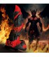 FIRE DEMON MONSTER SILICONE DILDO