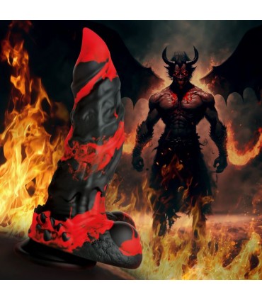GODE EN SILICONE MONSTRE DÉMON DE FEU
