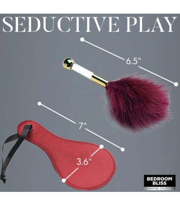 SET BONDAGE ROSSO MASSAGGIO AMANTE