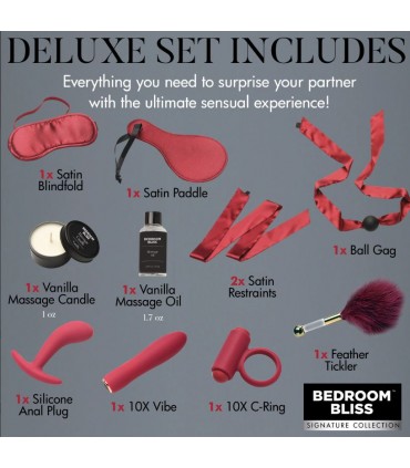 SET BONDAGE ROSSO MASSAGGIO AMANTE