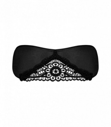 SATINIA MASKE SCHWARZ O/S