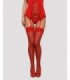 S800 STOCKINGS RED  S/M