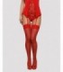 S800 STOCKINGS RED L/XL