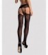 GARTER STOCKINGS S206 BLACK S/M/L