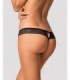 SHIBU CROTCHLESS THONG BLACK S/M