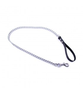 BLACK STEEL LEASH S 105 CM