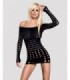 ROCKER DRESS BLACK S/M/L