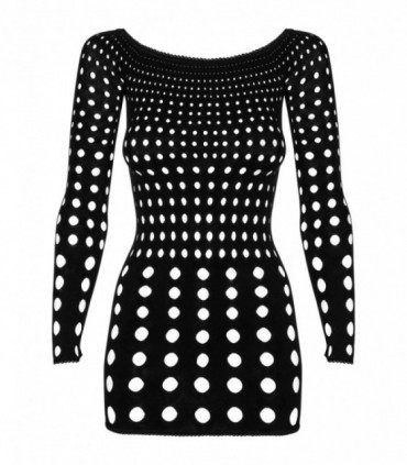 ROCKER DRESS BLACK  S/M/L