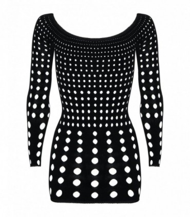 ROCKER DRESS BLACK  S/M/L