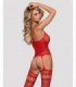 BODYSTOCKING F214 ROT S/M/L