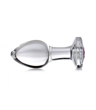 KRISTALLSTECKER MIT ROSA STEIN M