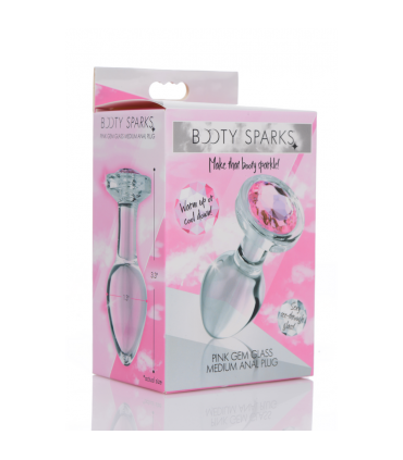 KRISTALLSTECKER MIT ROSA STEIN M