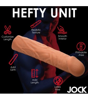 PENIS ENLARGEMENT SHEATH 3'8 CM BROWN