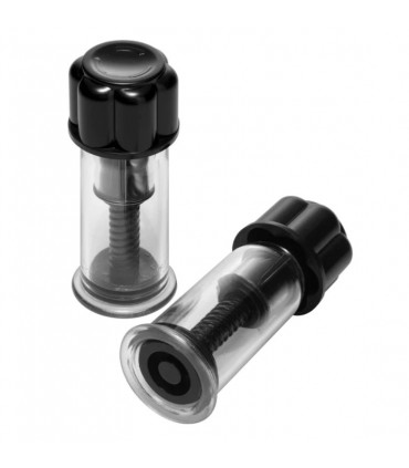 2 X BLACK MAXXX NIPPLE SUCKERS