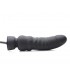 AUFBLASBARER SILIKON-PENIS 20 CM SCHWARZ